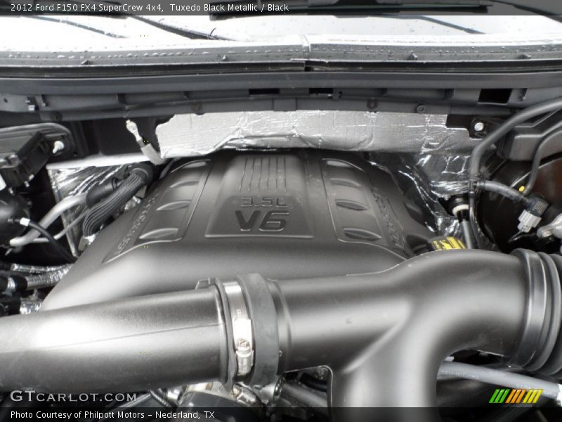 Tuxedo Black Metallic / Black 2012 Ford F150 FX4 SuperCrew 4x4