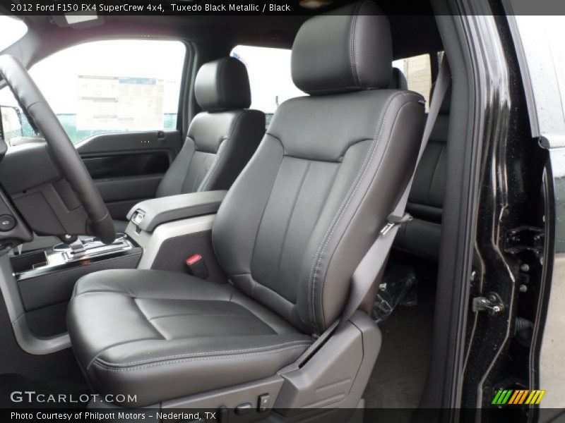 Tuxedo Black Metallic / Black 2012 Ford F150 FX4 SuperCrew 4x4