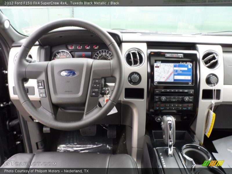 Tuxedo Black Metallic / Black 2012 Ford F150 FX4 SuperCrew 4x4