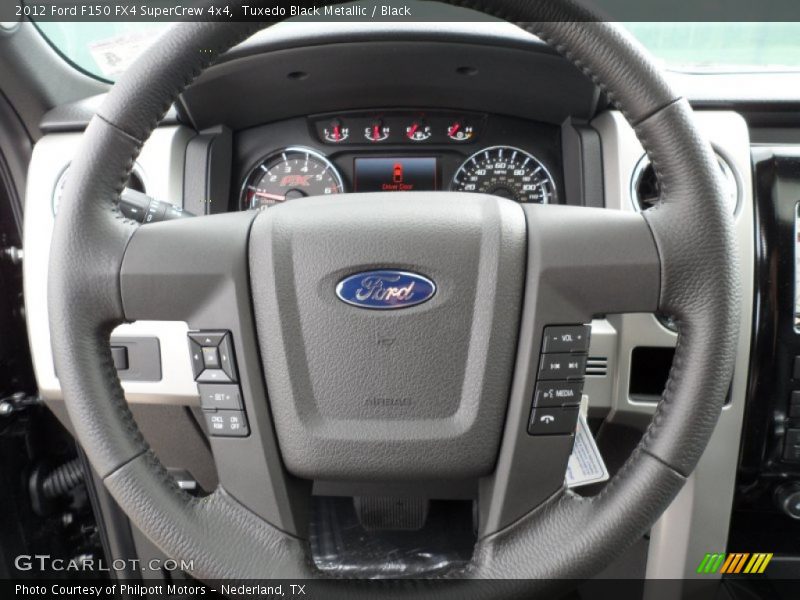 Tuxedo Black Metallic / Black 2012 Ford F150 FX4 SuperCrew 4x4