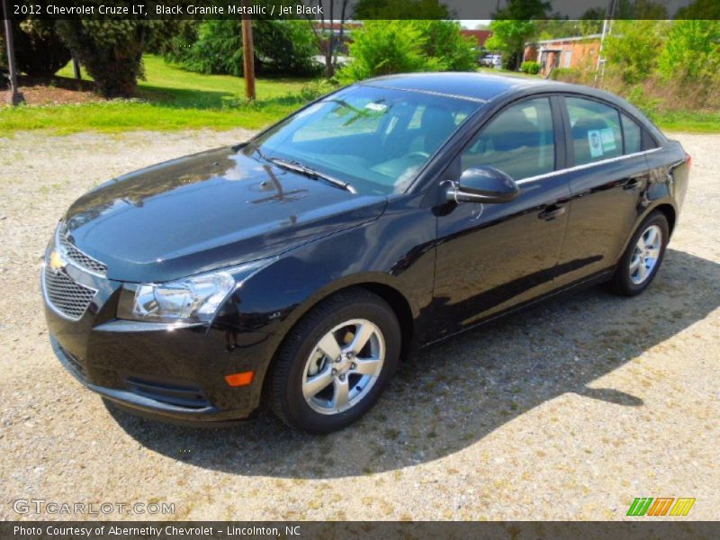 Black Granite Metallic / Jet Black 2012 Chevrolet Cruze LT