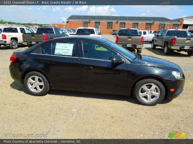 Black Granite Metallic / Jet Black 2012 Chevrolet Cruze LT