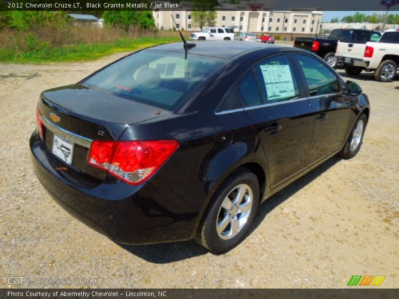 Black Granite Metallic / Jet Black 2012 Chevrolet Cruze LT
