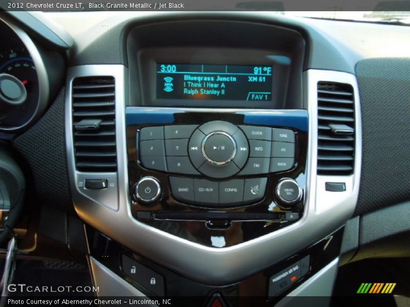 Black Granite Metallic / Jet Black 2012 Chevrolet Cruze LT