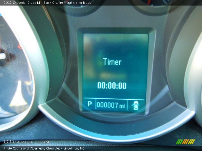 Black Granite Metallic / Jet Black 2012 Chevrolet Cruze LT
