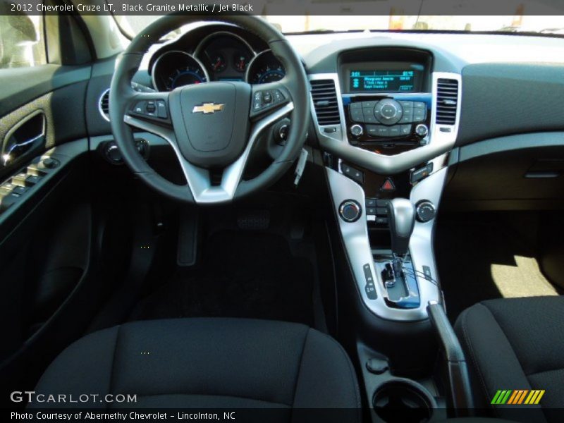Black Granite Metallic / Jet Black 2012 Chevrolet Cruze LT