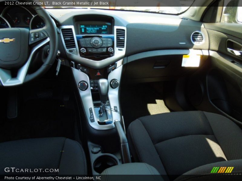 Black Granite Metallic / Jet Black 2012 Chevrolet Cruze LT