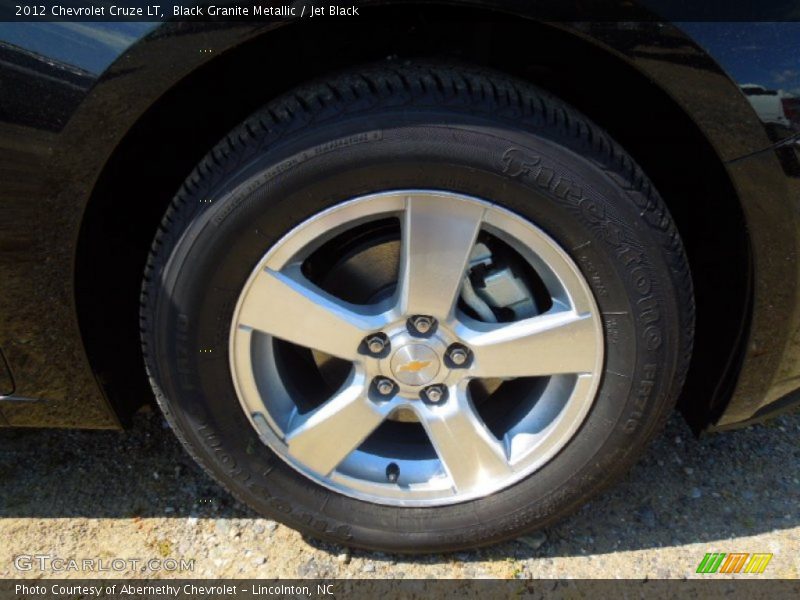 Black Granite Metallic / Jet Black 2012 Chevrolet Cruze LT