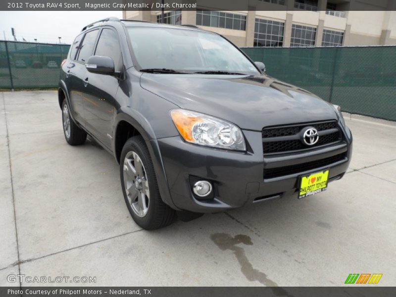Magnetic Gray Metallic / Dark Charcoal 2012 Toyota RAV4 Sport