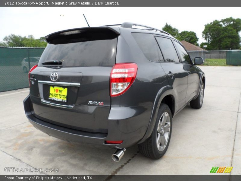 Magnetic Gray Metallic / Dark Charcoal 2012 Toyota RAV4 Sport