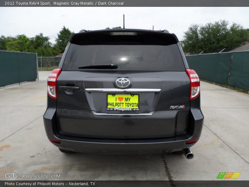 Magnetic Gray Metallic / Dark Charcoal 2012 Toyota RAV4 Sport