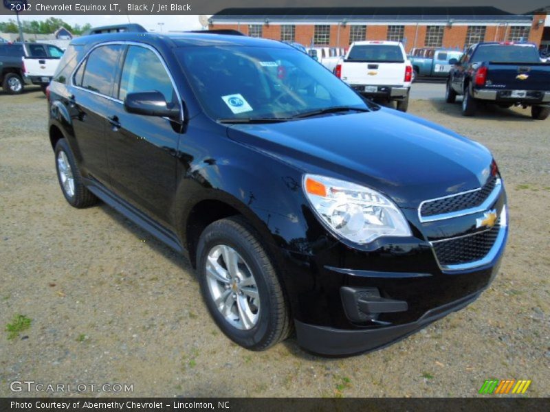 Black / Jet Black 2012 Chevrolet Equinox LT
