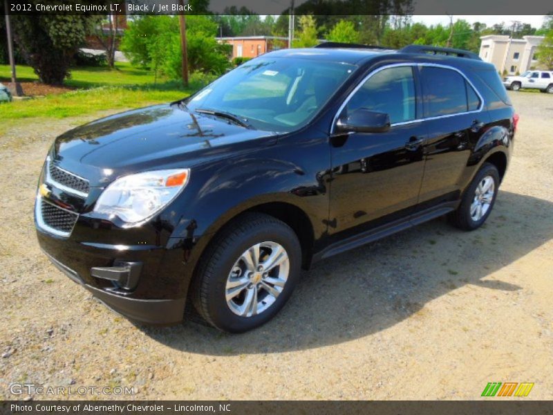 Black / Jet Black 2012 Chevrolet Equinox LT