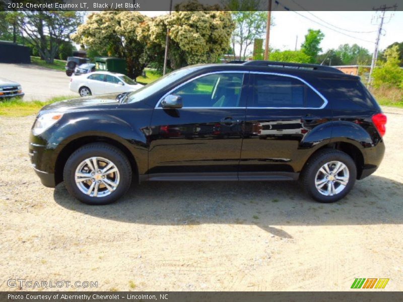 Black / Jet Black 2012 Chevrolet Equinox LT