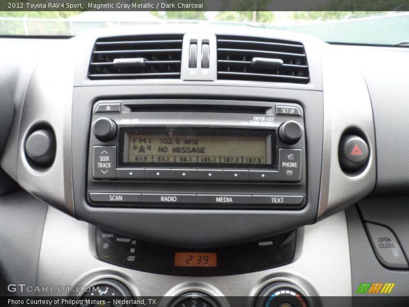 Magnetic Gray Metallic / Dark Charcoal 2012 Toyota RAV4 Sport