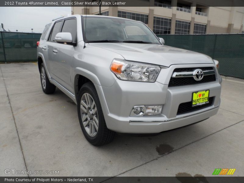 Classic Silver Metallic / Black Leather 2012 Toyota 4Runner Limited