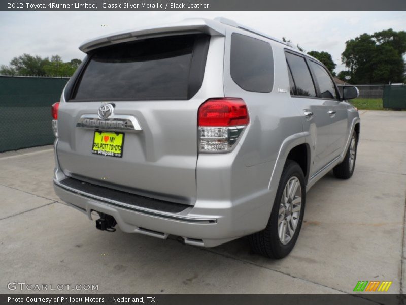 Classic Silver Metallic / Black Leather 2012 Toyota 4Runner Limited