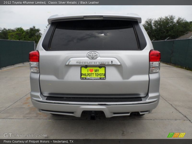 Classic Silver Metallic / Black Leather 2012 Toyota 4Runner Limited