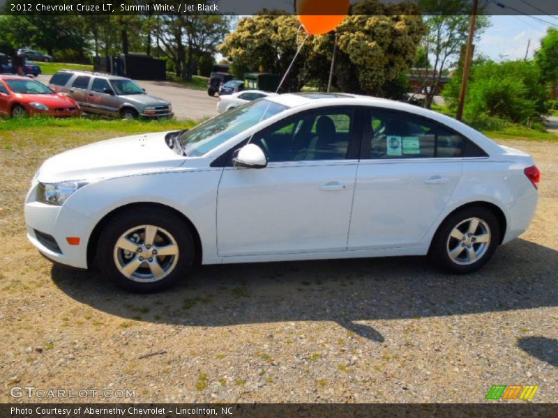Summit White / Jet Black 2012 Chevrolet Cruze LT