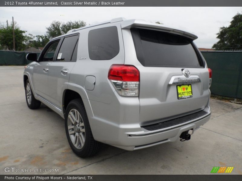 Classic Silver Metallic / Black Leather 2012 Toyota 4Runner Limited