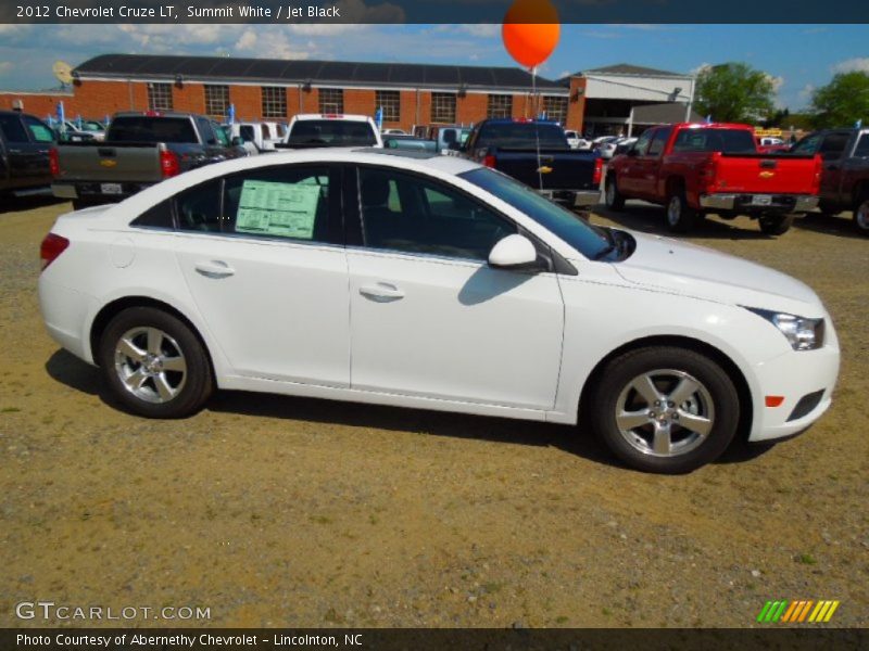 Summit White / Jet Black 2012 Chevrolet Cruze LT