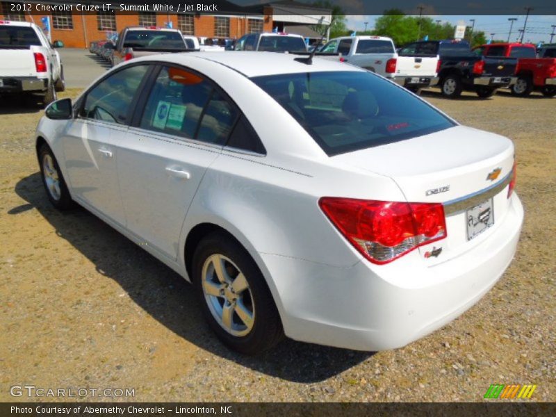 Summit White / Jet Black 2012 Chevrolet Cruze LT