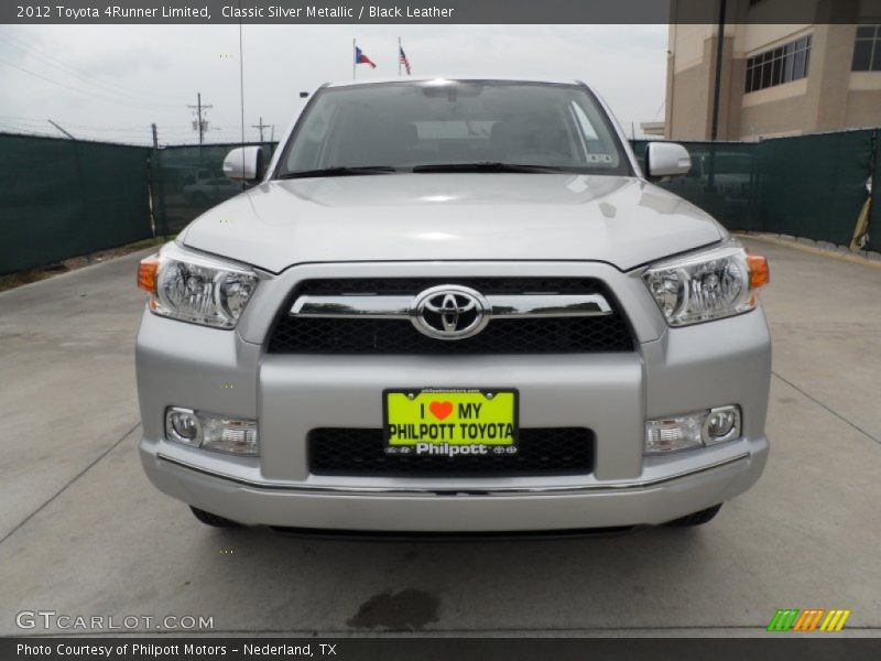 Classic Silver Metallic / Black Leather 2012 Toyota 4Runner Limited