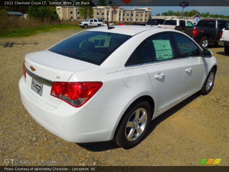 Summit White / Jet Black 2012 Chevrolet Cruze LT