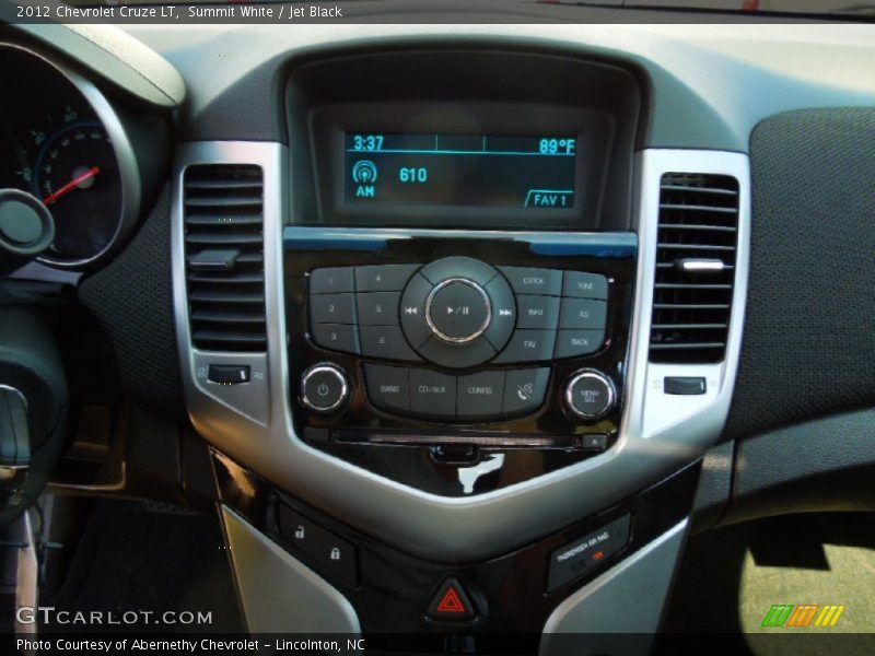Summit White / Jet Black 2012 Chevrolet Cruze LT