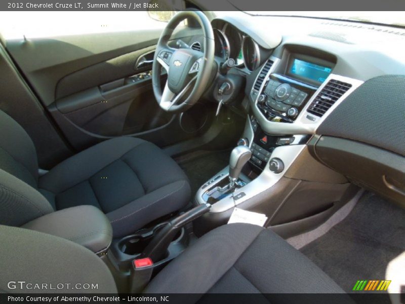 Summit White / Jet Black 2012 Chevrolet Cruze LT