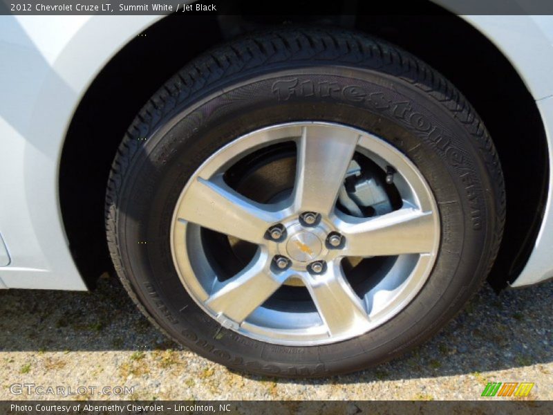 Summit White / Jet Black 2012 Chevrolet Cruze LT