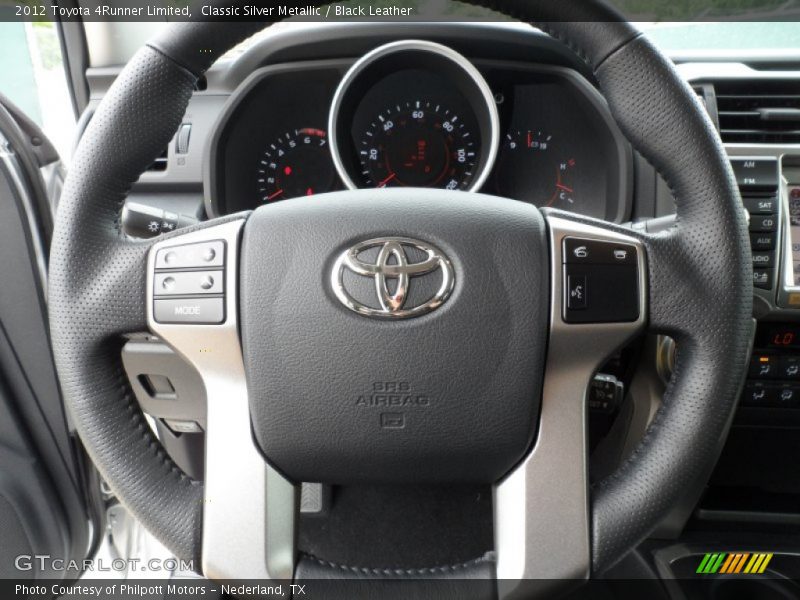Classic Silver Metallic / Black Leather 2012 Toyota 4Runner Limited