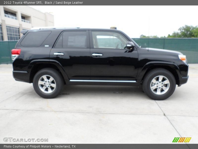 Black / Sand Beige Leather 2012 Toyota 4Runner SR5