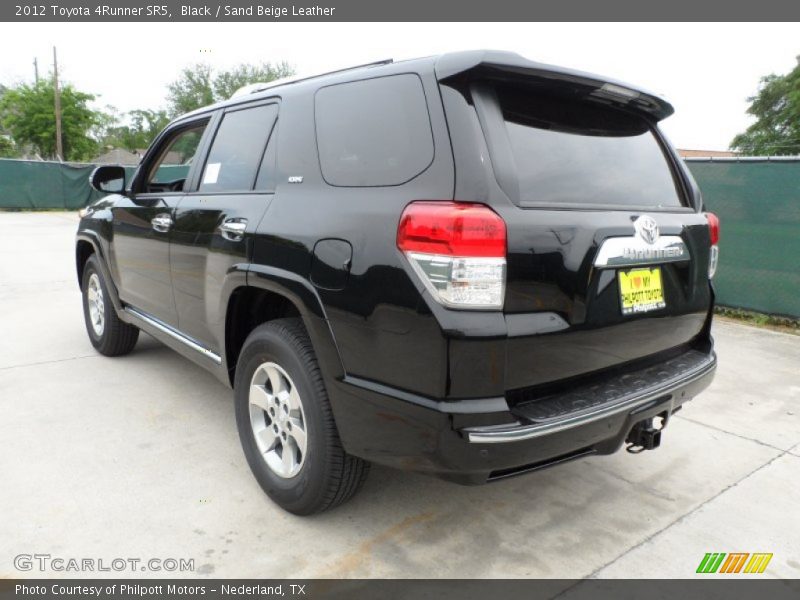 Black / Sand Beige Leather 2012 Toyota 4Runner SR5