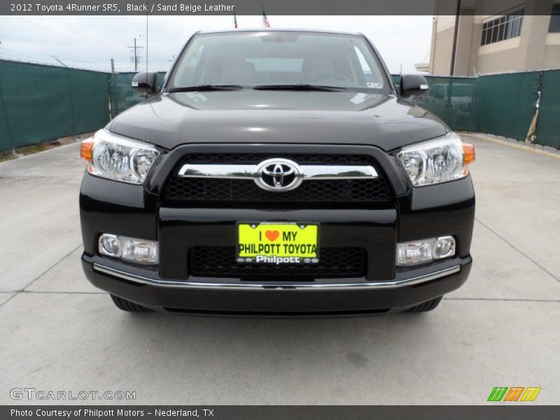 Black / Sand Beige Leather 2012 Toyota 4Runner SR5