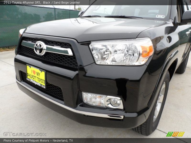 Black / Sand Beige Leather 2012 Toyota 4Runner SR5