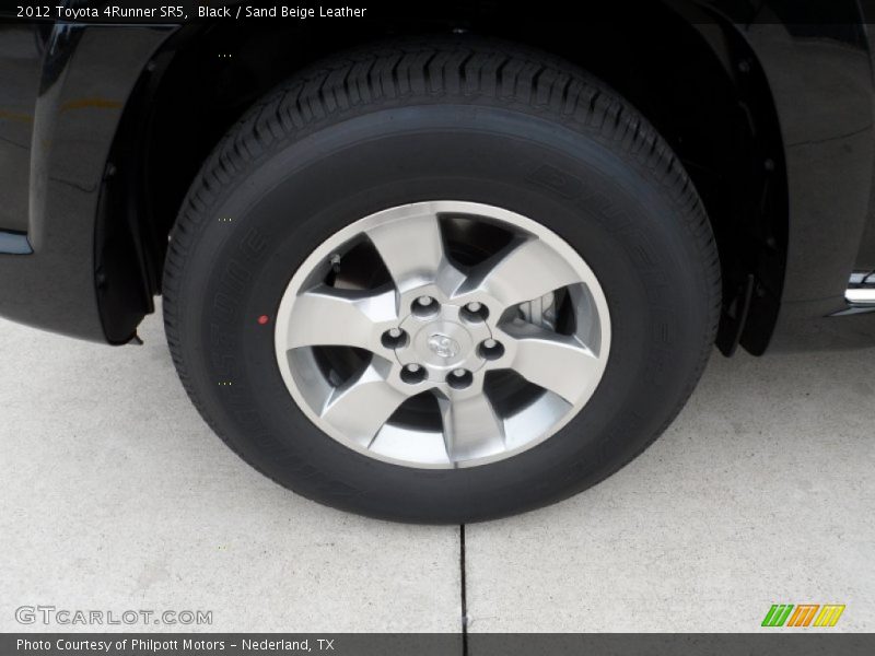 Black / Sand Beige Leather 2012 Toyota 4Runner SR5