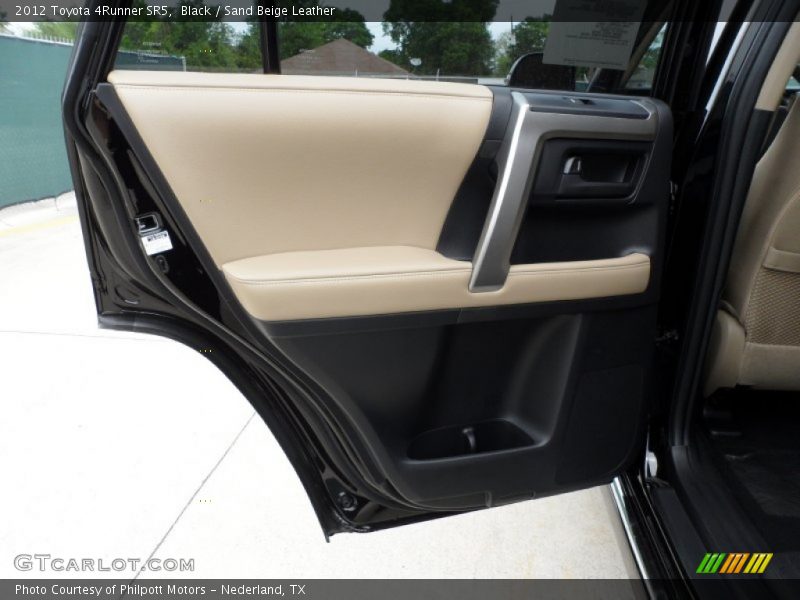 Black / Sand Beige Leather 2012 Toyota 4Runner SR5