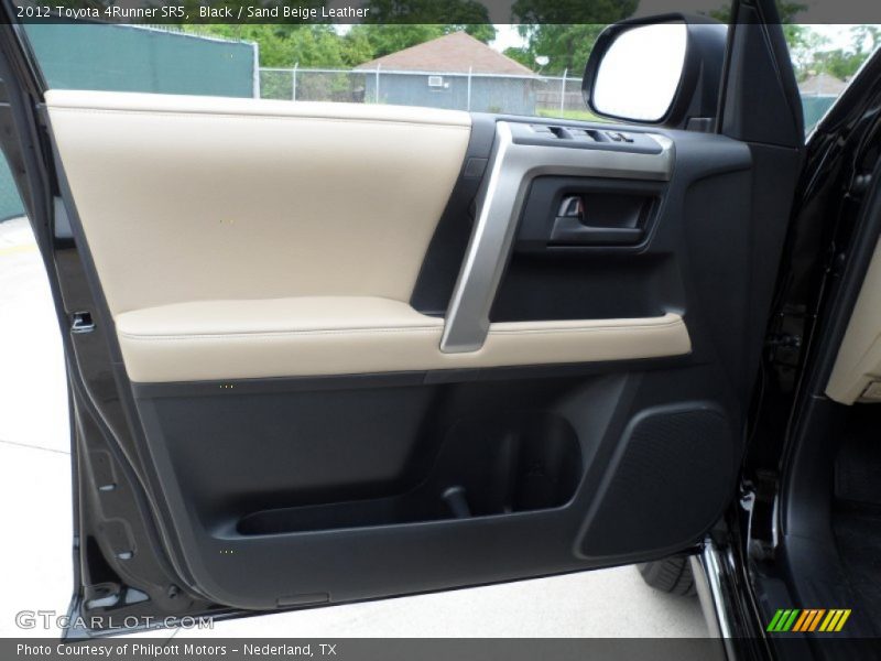 Black / Sand Beige Leather 2012 Toyota 4Runner SR5