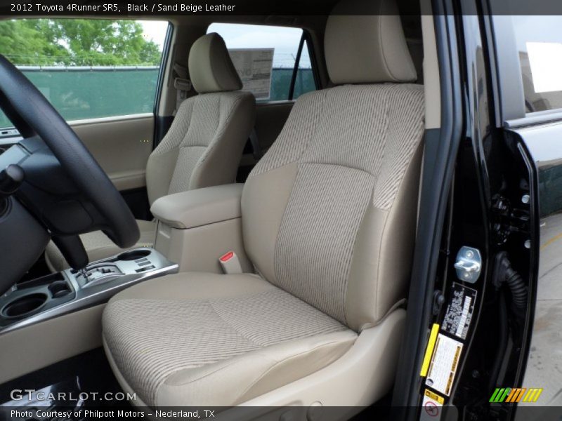 Black / Sand Beige Leather 2012 Toyota 4Runner SR5