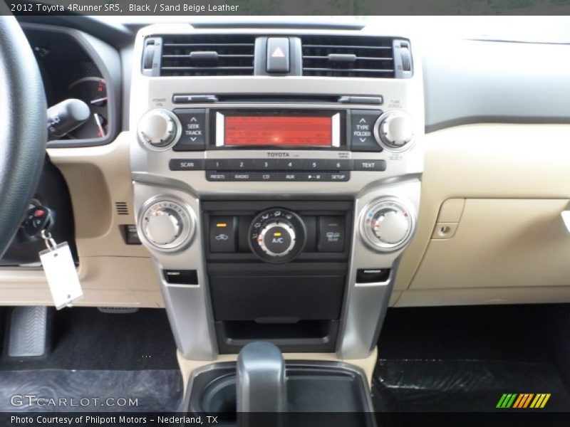 Black / Sand Beige Leather 2012 Toyota 4Runner SR5