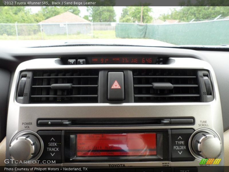 Black / Sand Beige Leather 2012 Toyota 4Runner SR5