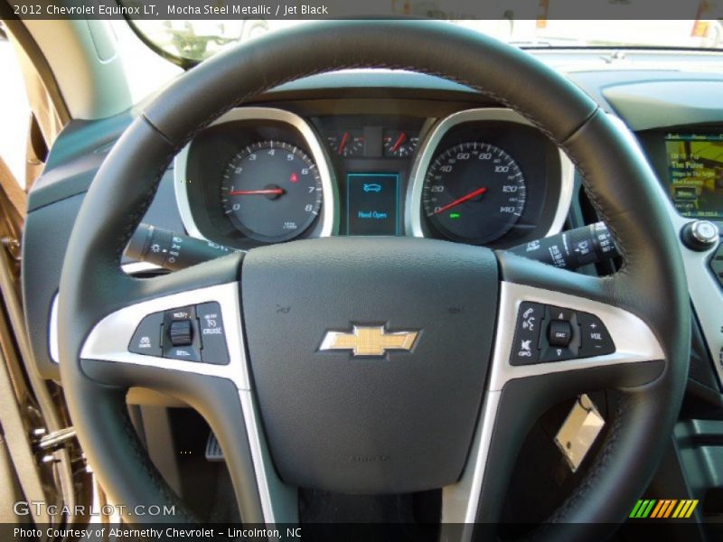 Mocha Steel Metallic / Jet Black 2012 Chevrolet Equinox LT