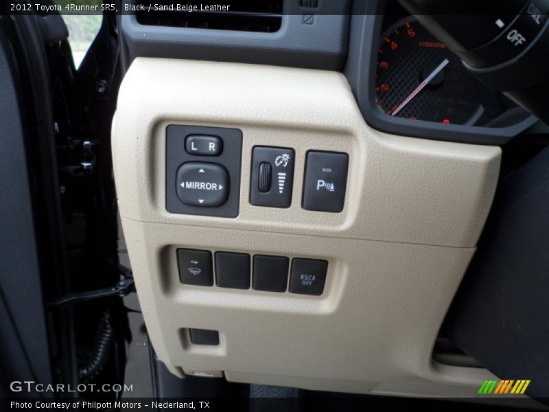 Black / Sand Beige Leather 2012 Toyota 4Runner SR5