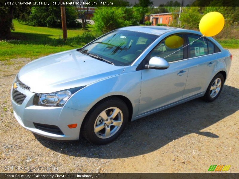Ice Blue Metallic / Medium Titanium 2012 Chevrolet Cruze LT