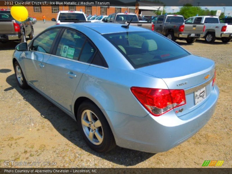 Ice Blue Metallic / Medium Titanium 2012 Chevrolet Cruze LT
