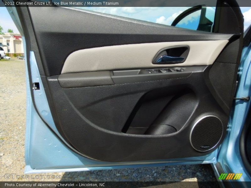 Ice Blue Metallic / Medium Titanium 2012 Chevrolet Cruze LT