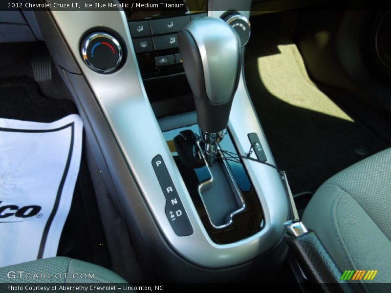 Ice Blue Metallic / Medium Titanium 2012 Chevrolet Cruze LT