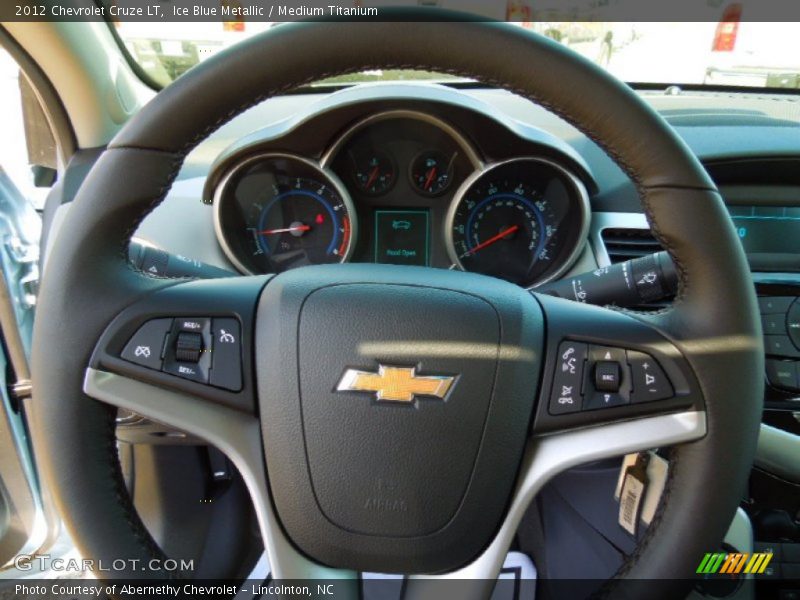 Ice Blue Metallic / Medium Titanium 2012 Chevrolet Cruze LT