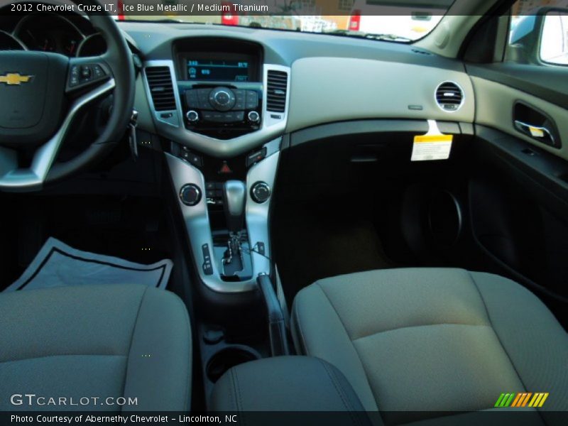 Ice Blue Metallic / Medium Titanium 2012 Chevrolet Cruze LT